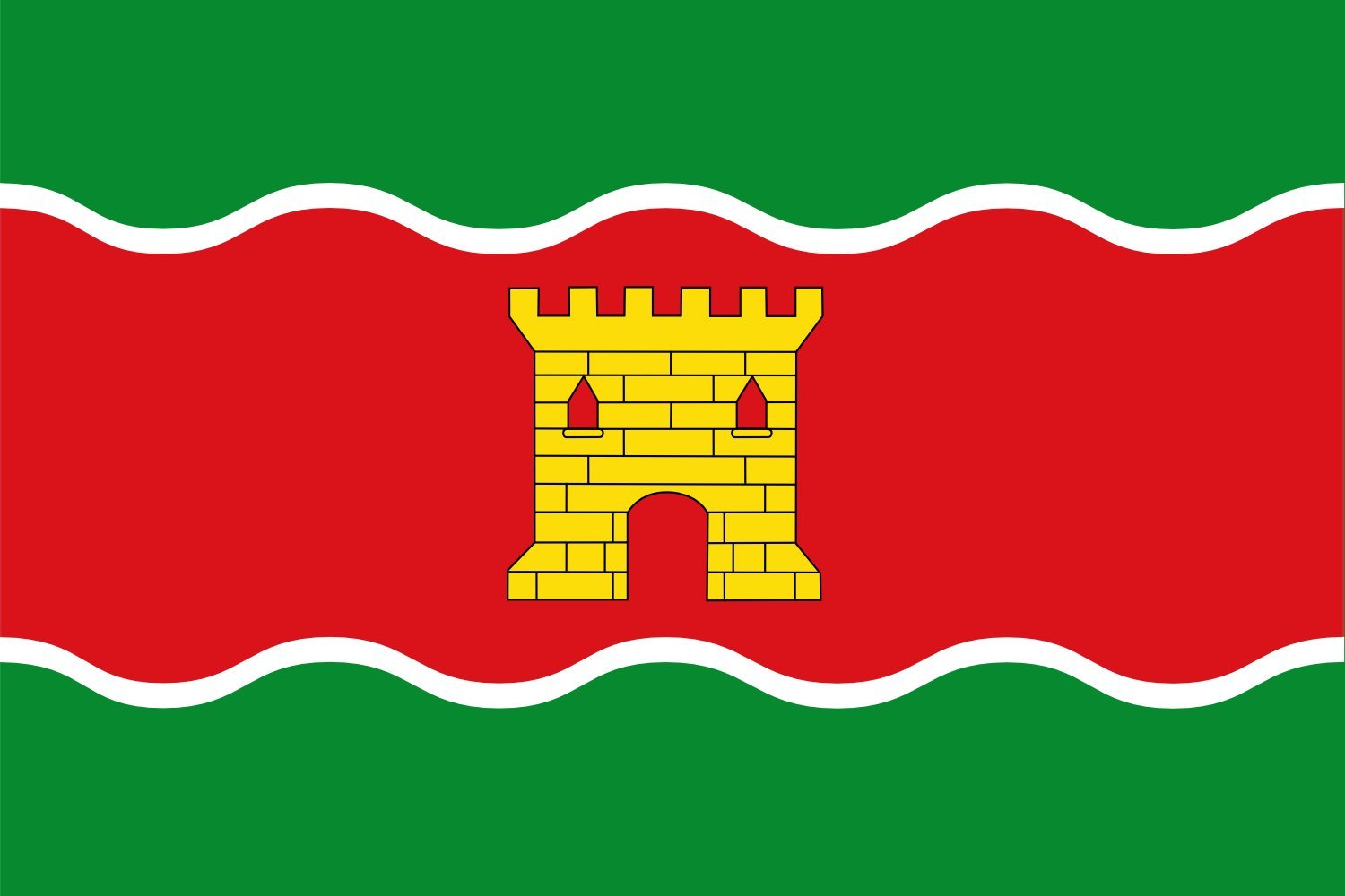 Drapeau paysage Biescas Aragon grand format extérieur résistant