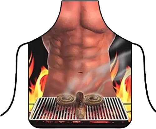 Miniatura 2 de Delantal de cocina para hornear barbacoa para adultos, divertido y lindo delantal de cocina, regalo novedoso para hombres y mujeres, disfraz de