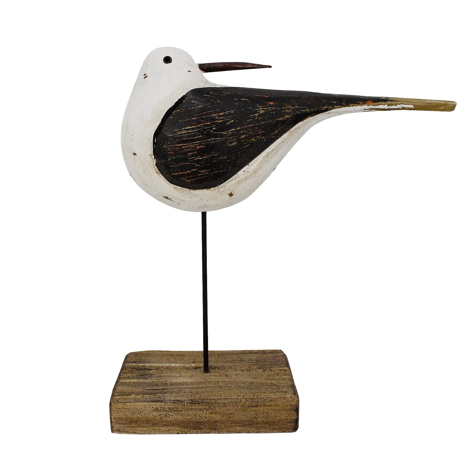 Mouette en bois décorative pour terrasse et chambre au style bord de mer raffiné