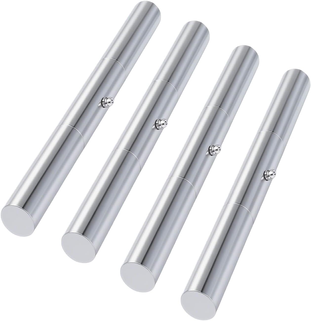 Weld On Trailer Ramp Hinge 10", Heavy Duty Greasable Ramp Door Hinges, Zinc Plated (4 Pack)