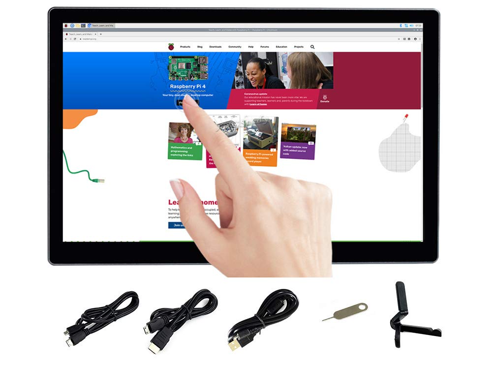 Buy 9inch IPS Mini HDMI Capacitive Touch Monitor for Raspberry Pi 4 3