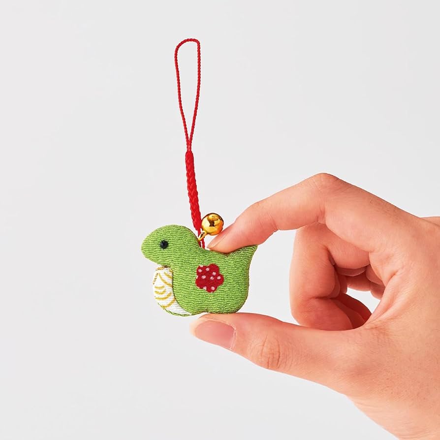 Amazon | さくらほりきり ちりめん根付 五福へび 4706404 | 正月飾り