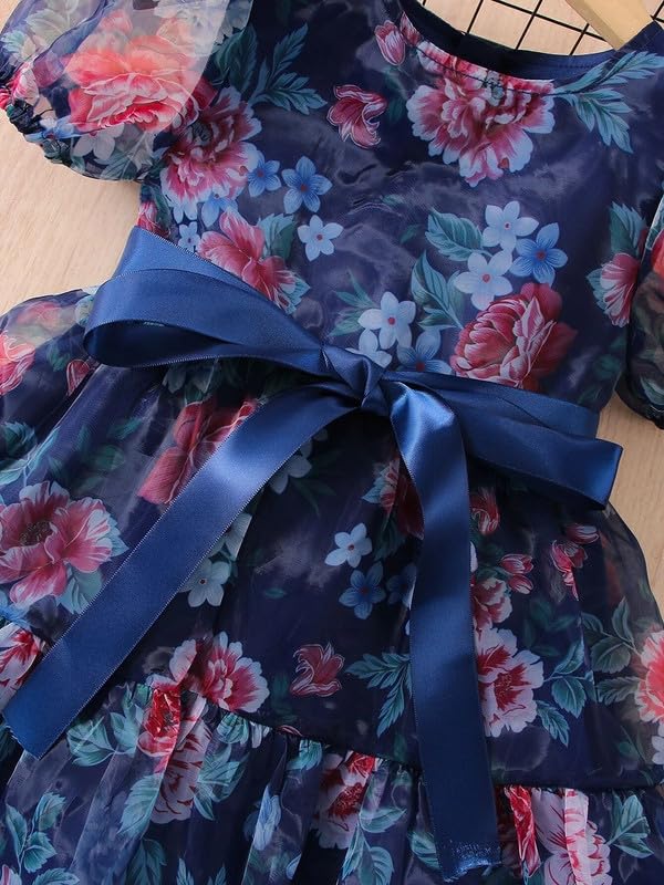 Image of Niren Enterprise Multipatteren Baby Girl's Knee Length Frocks with Digital Prints