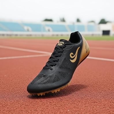 Men's Track and Field Spikes Shoes for Women Lightweight Breathable Running and Cross Country Sneakers