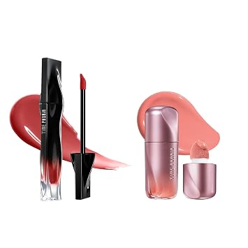 STELLAR DUST LIP STAIN 07 QUANTA+Liquid Blush 03 GENTLE HUE