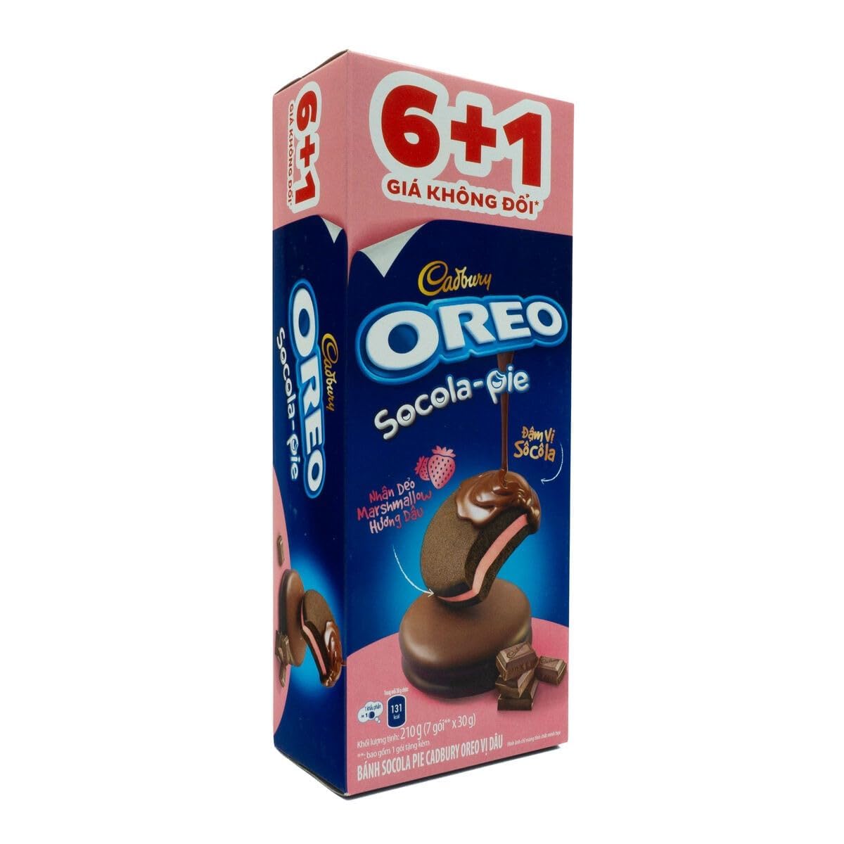 Cadburys Oreo Socola-Pie Chocolate Strawberry (210g) - Creamy Choco Biscuits with Strawberry Filling, Indulgent Snack Treat (IMPORTED) (B0CWLHPCBR) Amazon Price History, Amazon Price Tracker