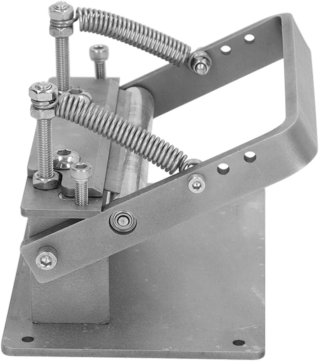 Leather Peeling Machine, Lightweight Stainless Steel Manual Leather Peeling Machine, Precise Cutting and for Home