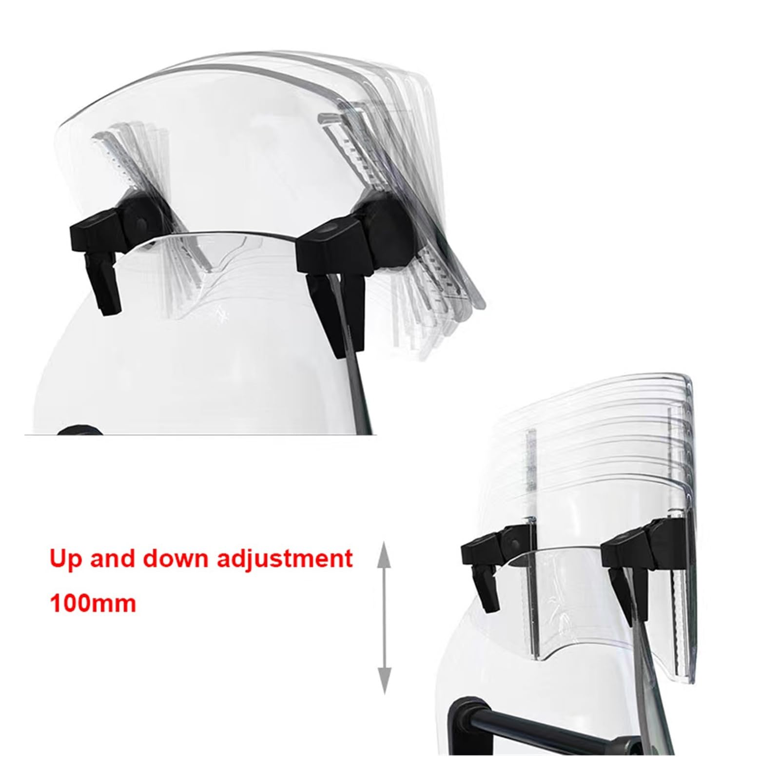 Extension De Pare-brise Universelle, Becquet Réglable à Pince, Pour HONDA, Forza 125, Forza 300, Forza 350, 750 NSS 350