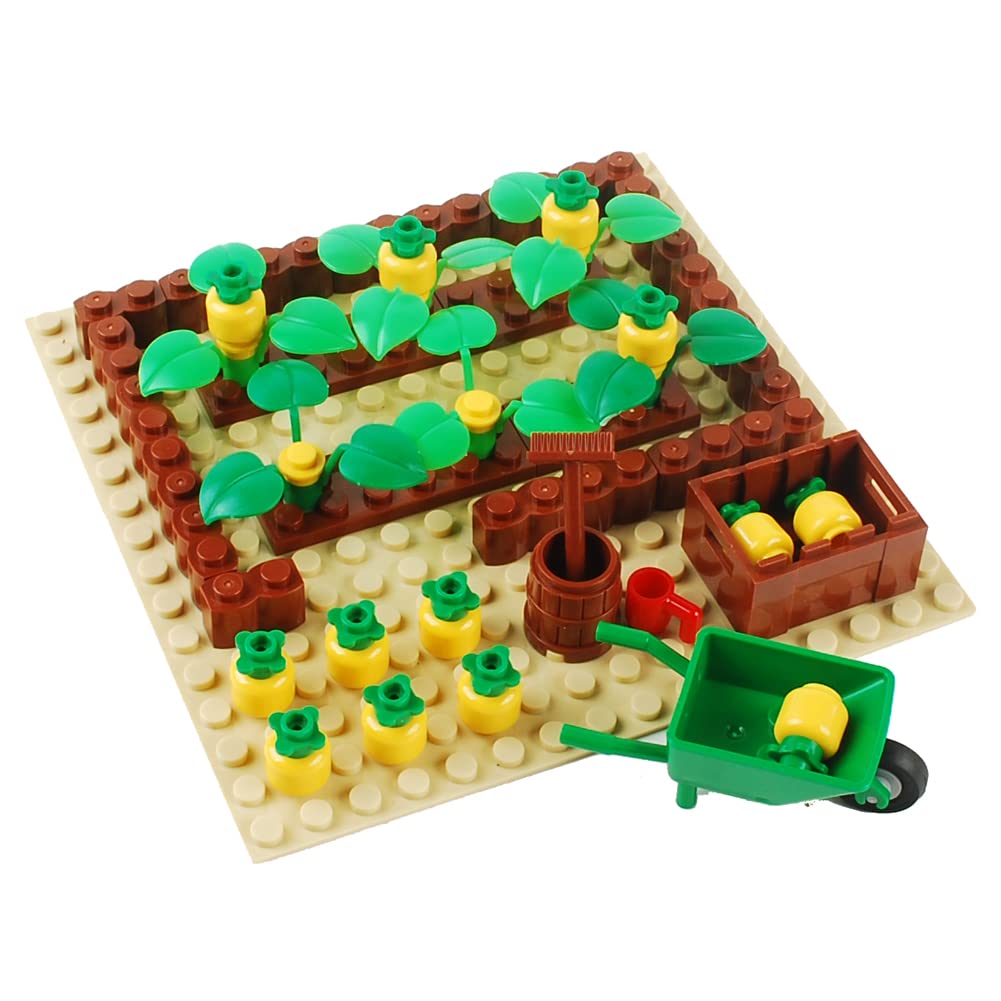 Snapklik.com : Farm Field Set Building Blocks Plant Animal Crops ...