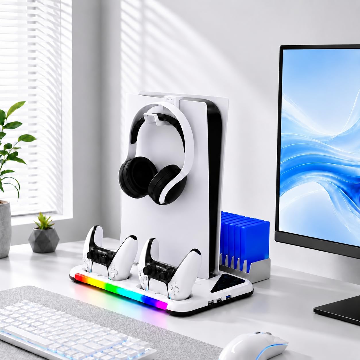 Soporte PS5/Slim/Pro para disco y consola digital