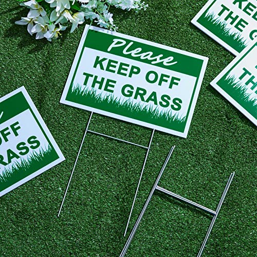 Panneaux Keep Off Grass pour éviter le piétinement du gazon et de la cour - 8
