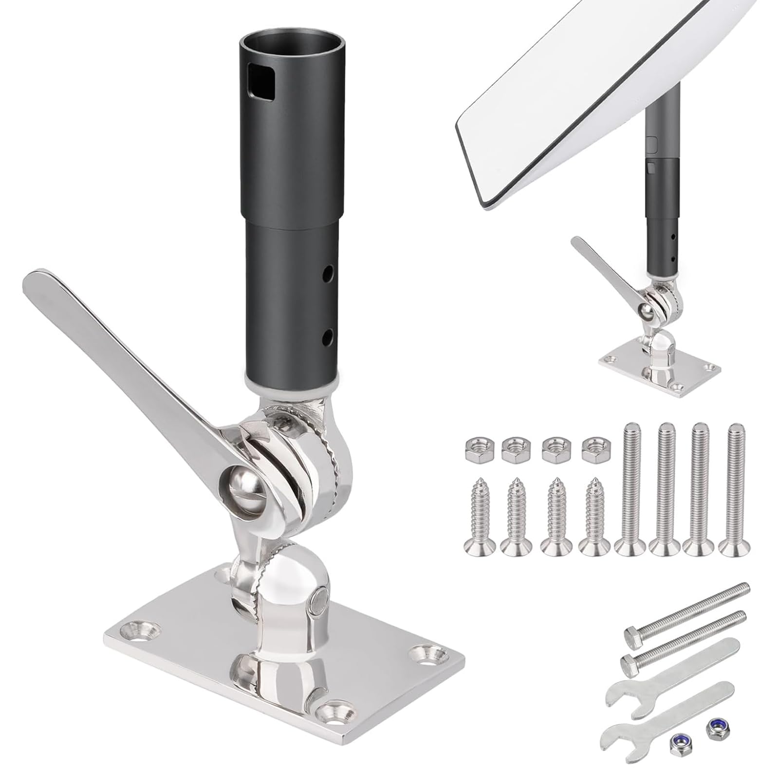 Support de montage facile pour antenne parabolique Support de base réglable
