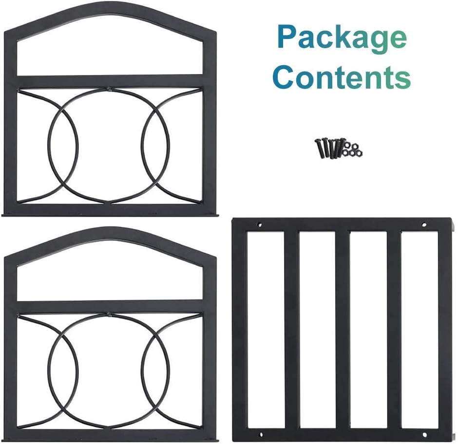 Log Store Basket for Logs Burner Fireplaces - Firewood Carrier/Fireside Wood Holder/Lumber Storage, Indoor & Outdoor Use,