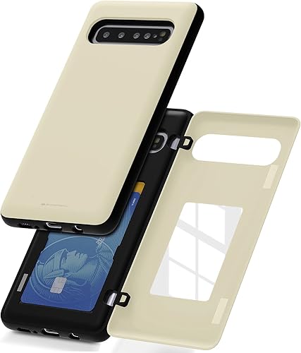 Miniatura 665 de GOOSPERY Parachoques magnético para puerta compatible con Galaxy S23, tarjetero tipo cartera, cierre automático, protección de doble capa resistente