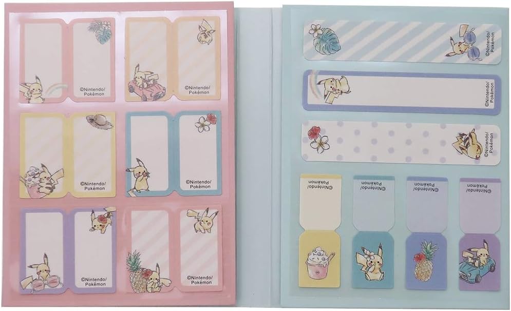 Amazon Co Jp ポケットモンスター 付箋 Book型 ふせんセット ピカチュウリゾート ポケモン 文房具 オフィス用品 Amazon Co Jp ポケットモンスター 付箋 Book型 ふせんセット ピカチュウリゾート ポケモン 文房具 オフィス用品
