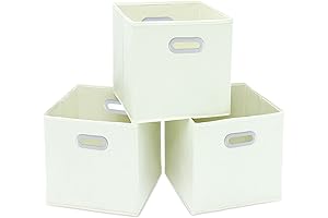 11X11X11 Cube Storage Bins for Organization and Compactness