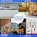 POPRUN Colgador de Escobas y Fregonas Adhesivos Pared, Acero Inoxidable Organizador Soporte...