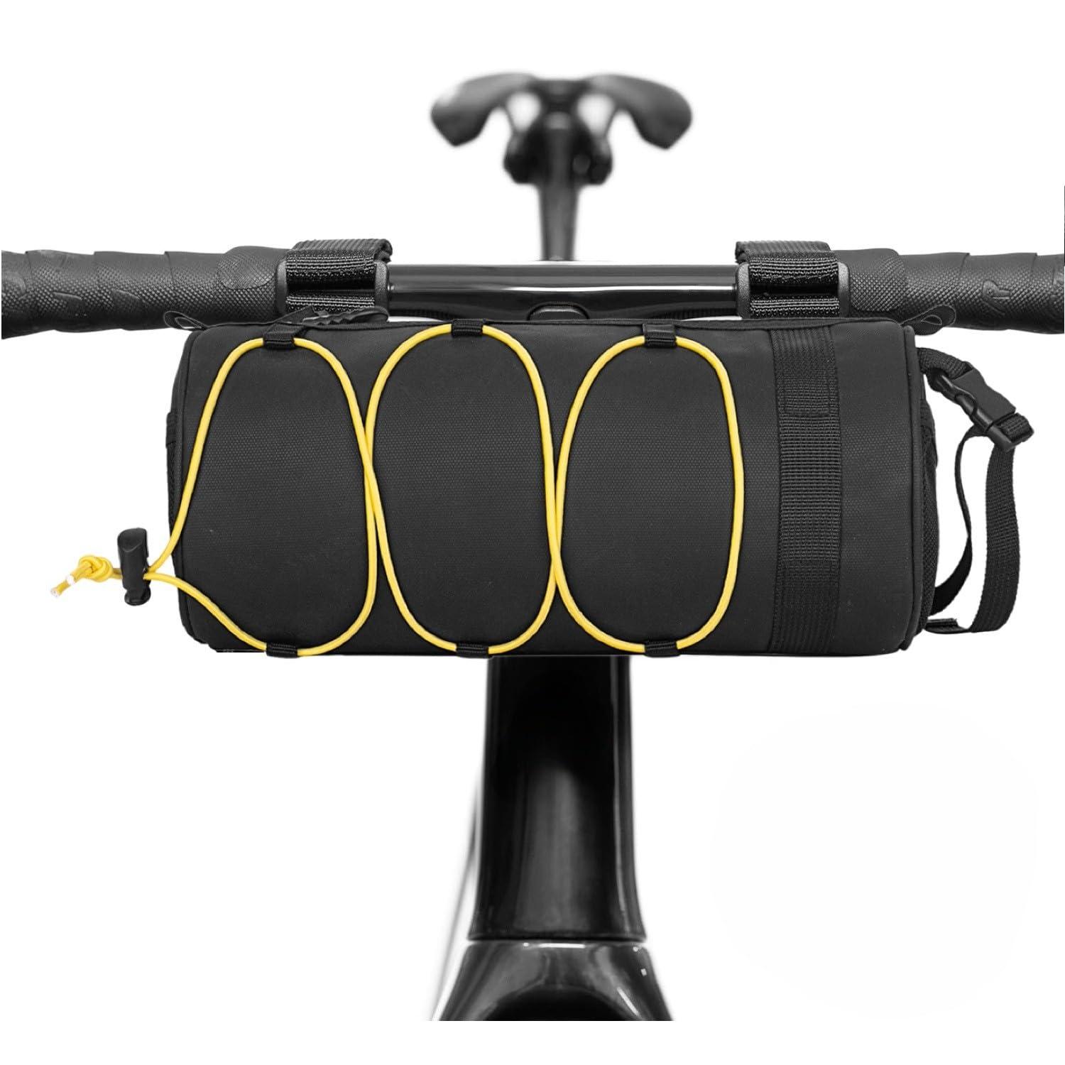 Dasellfa Fahrradtasche Fahrrad, Wasserdicht Fahrradtaschen, Lenker, Fahrradkorb Vorne, Tasche, Lenkertasche, Lenkertaschen, Abnehmbarer Schultergurt (Y ellow)