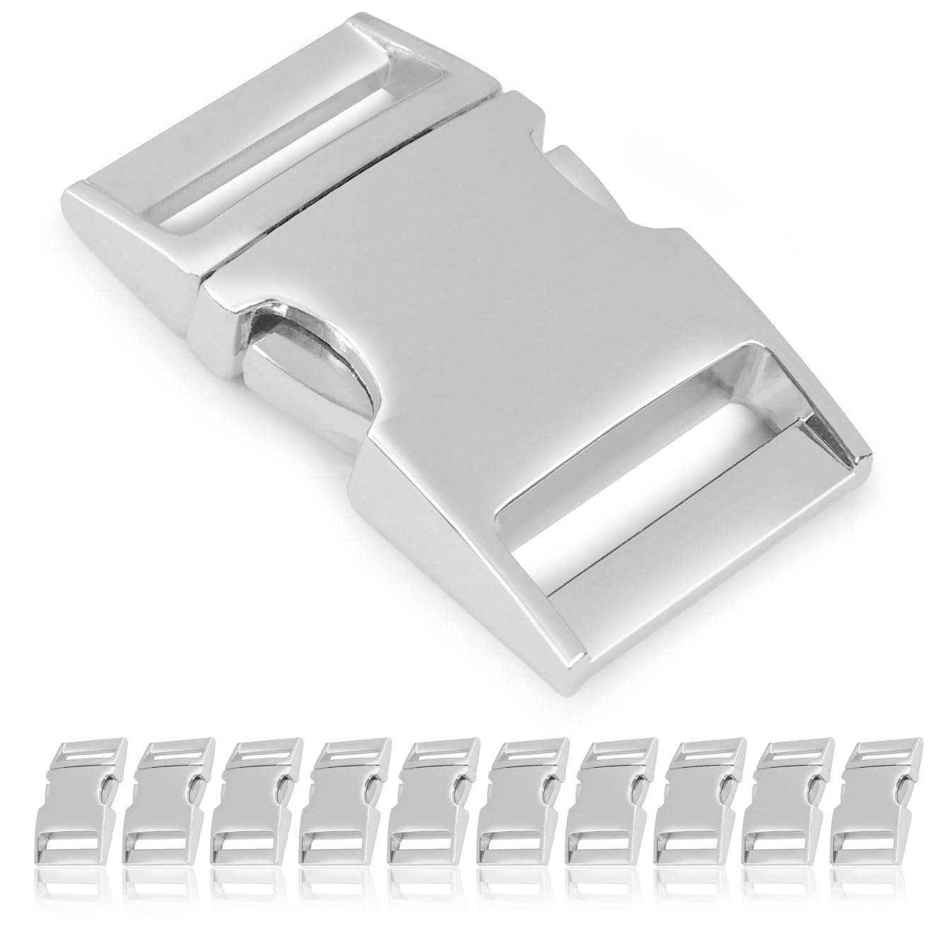 6 Pièces Boucles Métal Pour Colliers Chien Et Sacs Clips à Dégagement