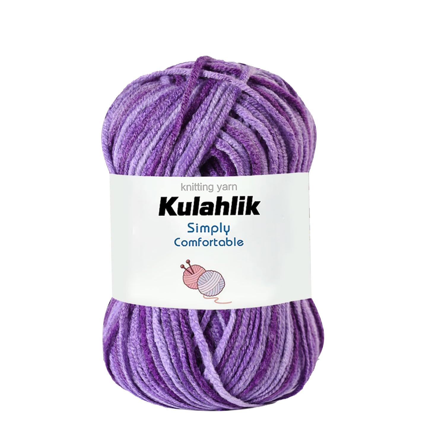 250g(5x50g) Acrylic Yarn for Crochet/Knitting, Colorful Gradient Yarn Thread, 5 Rolls Skeins, Perfect for Any Knitting Crochet and Crafts Mini Project — view 27