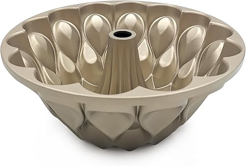 Miniatura 3 de WBJKZJD Molde para Tartas Charlotte de Aluminio Accesorios de Cocina Decoración Redonda Navidad Boda Familiar 3D Molde para Tartas Charlotte (Forma