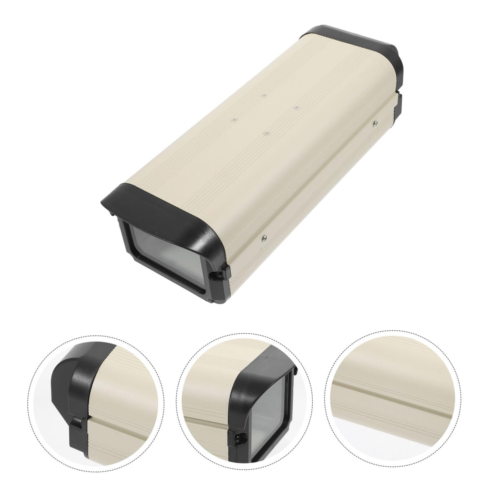 SHINEOFI Boîtier Extérieur pour Caméra en Alliage D'aluminium 12 Pouces, Protection Robuste et Étanche pour Usage en Extérieur Intempéries