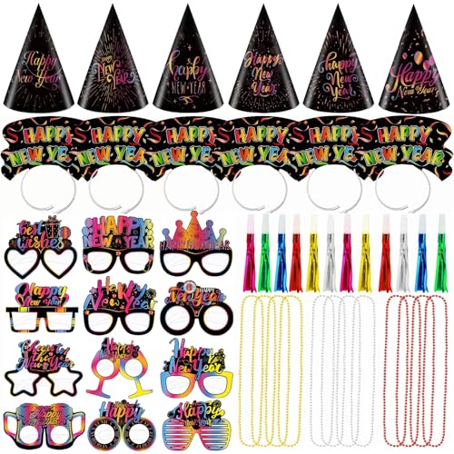 Fête du Nouvel An : set de décoration de table et accessoires de soirée Happy New Year