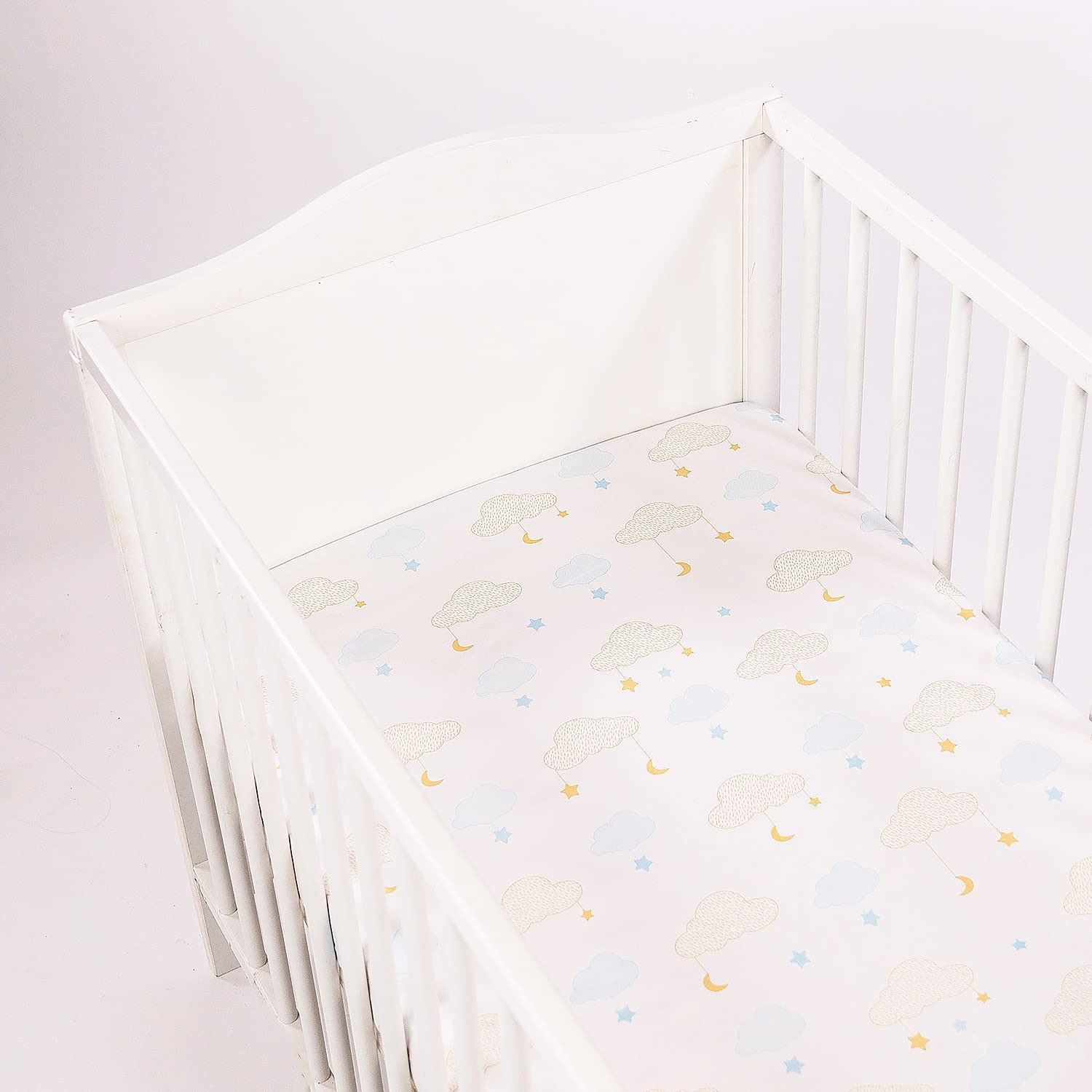 Haus And Kinder 100 Cotton Flat Crib Sheet For Baby Desertcart INDIA