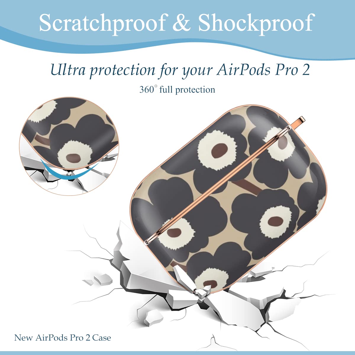 Amazon | AirPods Pro2 ケース マリメッコ 花柄 AirPods Pro 第2世代