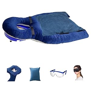 Almohada después de cirugía ocular, almohada inflable para pacientes con desprendimiento de retina durante la recuperación