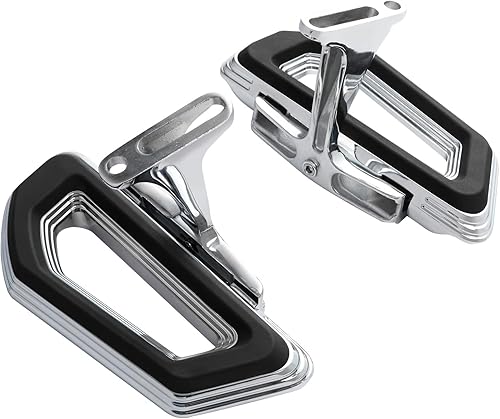 Miniatura 10 de TCT-MOTORPARTS Estribos de conductor y pasajero para Harley Touring Road King Road Glide Electra Glide Street Glide 1993-2023