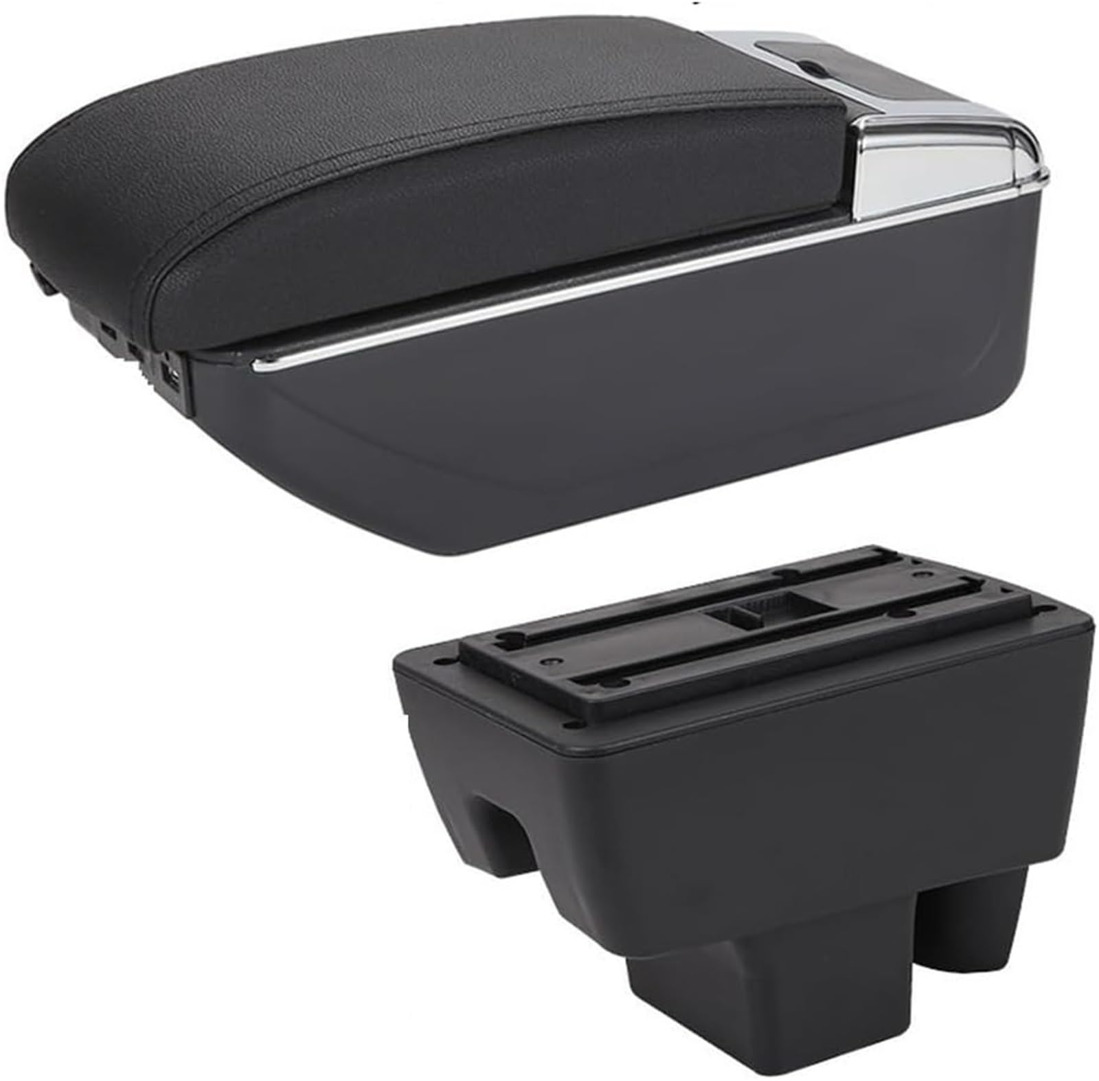 Drezzo Arm Rest Cover for Car For Polo Armrest Car Box Accessories Interior Storage Centre Console