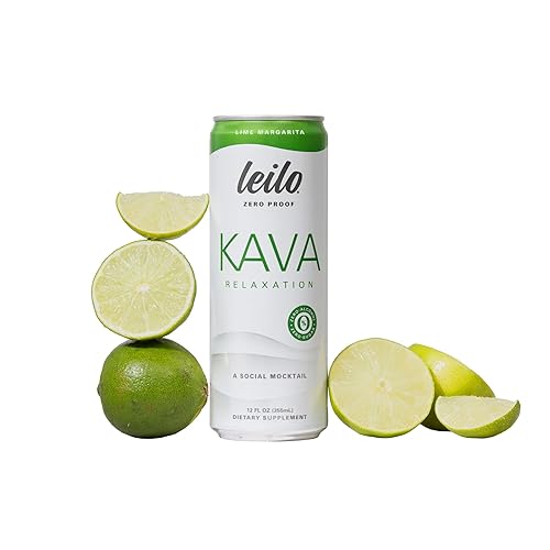 LEILO | Kava Powered Lime Margarita Mocktail Drink | Sugar-Free