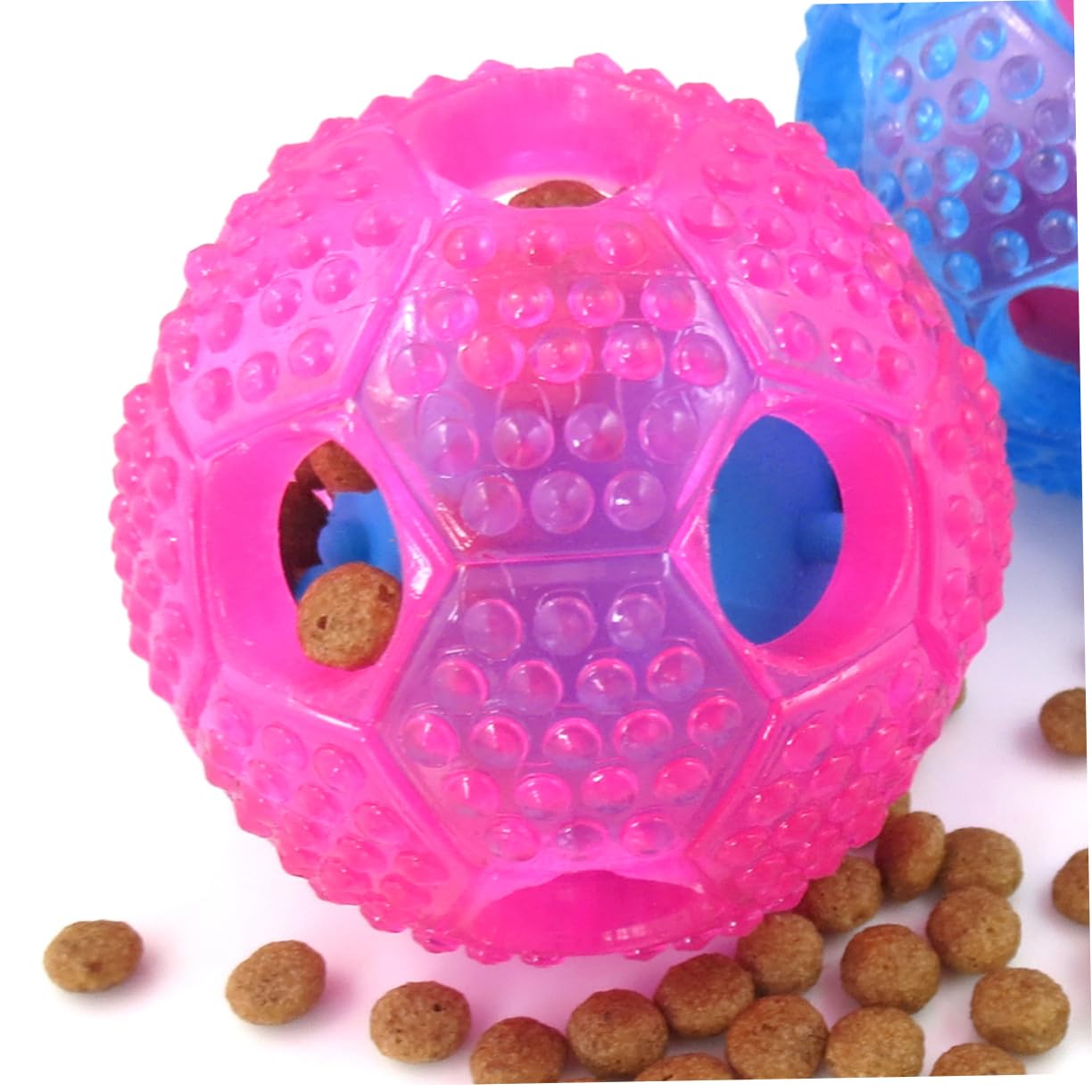 POPETPOP 2st Spielzeug Für Haustiere Leckerliball Für Hunde Leckerli-Spielzeug Für Hunde -Ball Für Abgebendes Spielzeug Ball Behandeln Spender Fußball