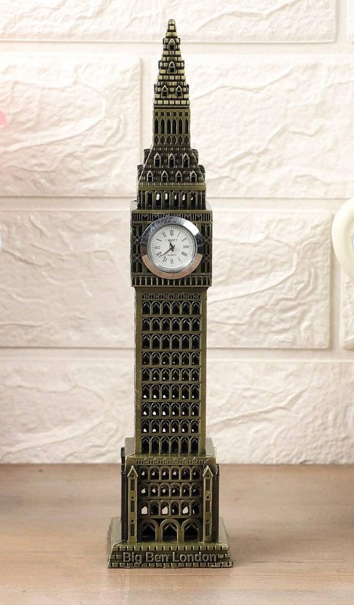 VRB Dec 1 Set for Statue Study Office Desk Decor Showpiece Gift Decoration Accessories Items Decorative Showpeice for Home ((The Big Ben))