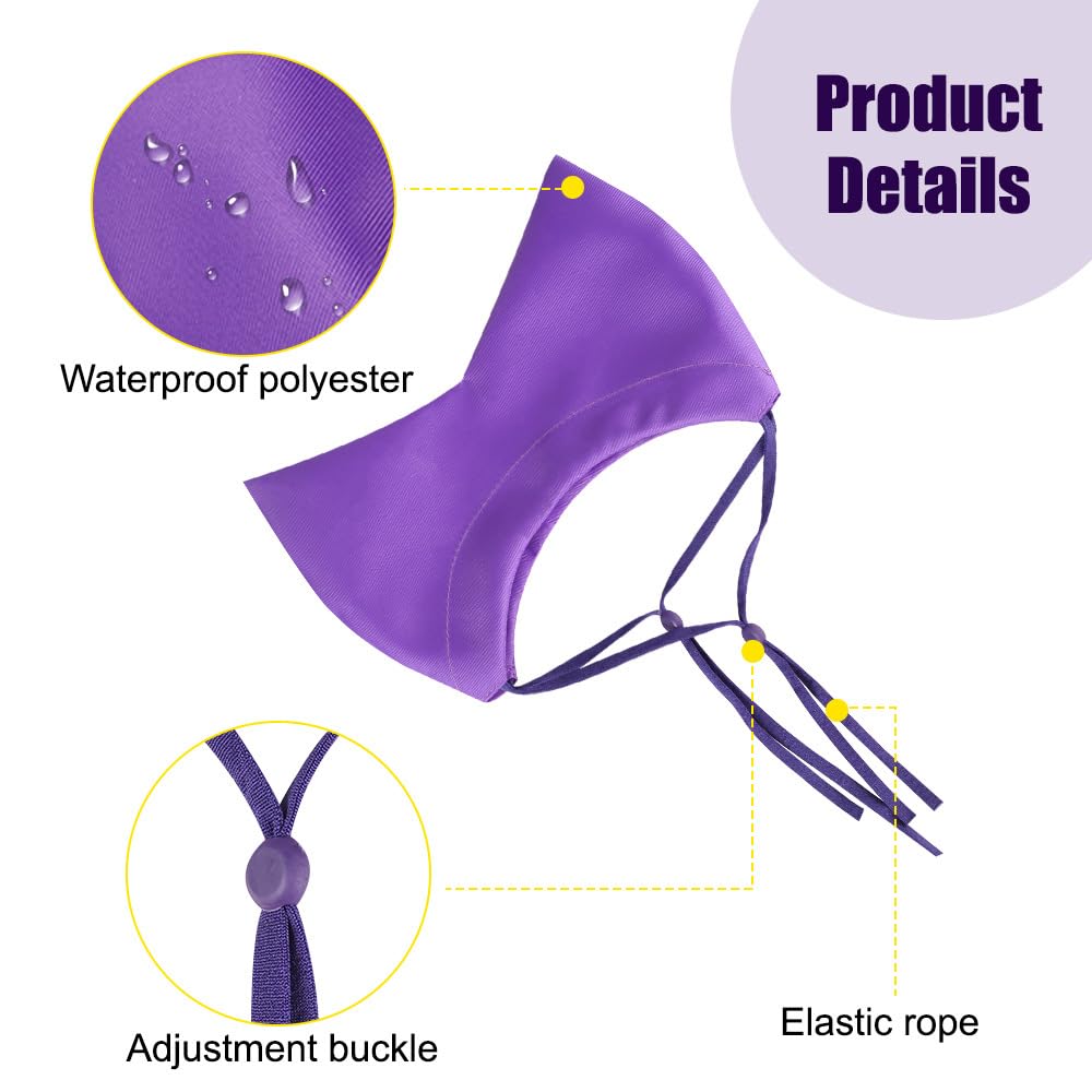 Gorros de ducha para gatos, gorro de baño impermeable para gatitos, protección para los oídos para gatos, gorro para mascotas, protector de orejas, gorro de ducha para gatos y perros pequeños, baño