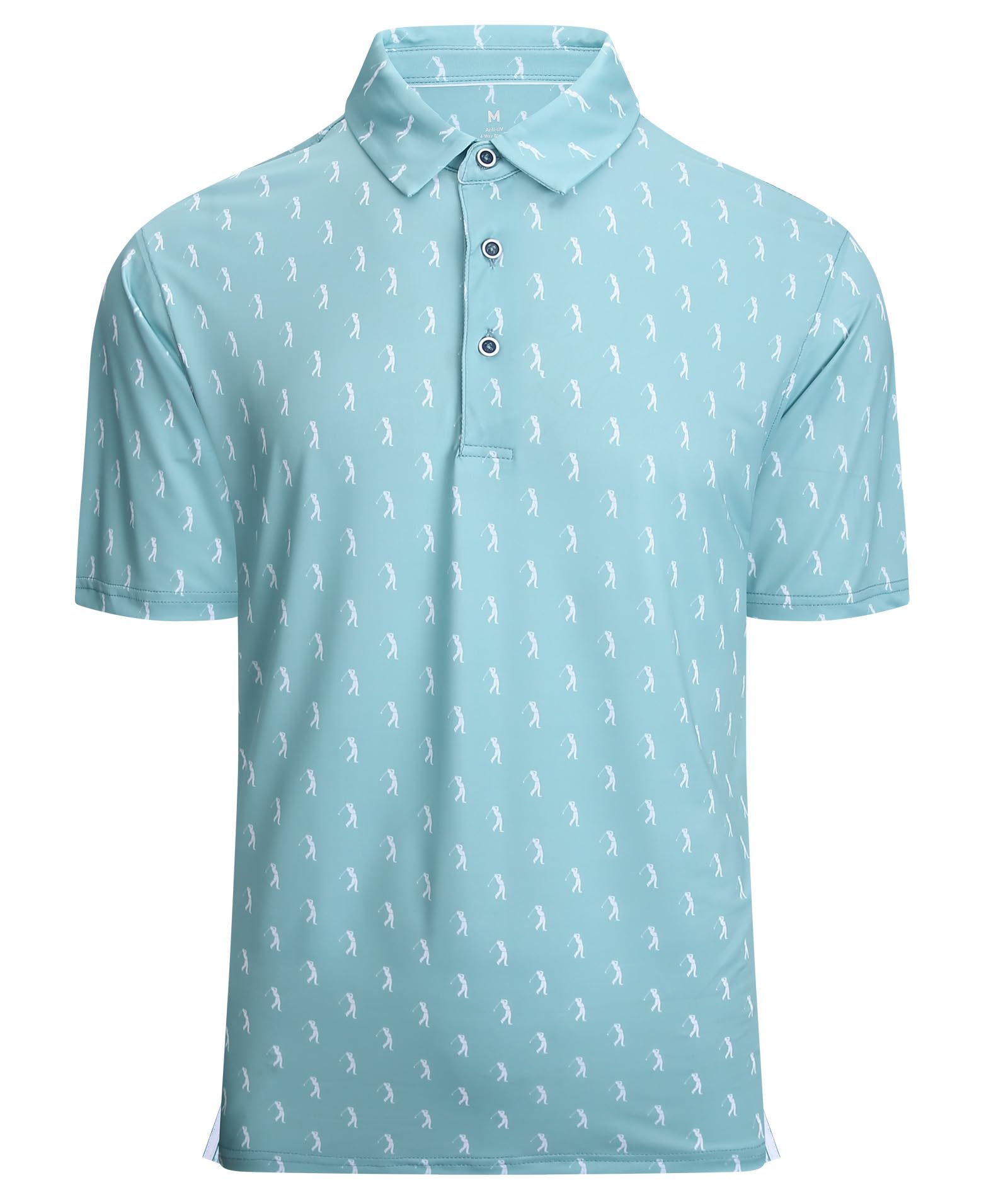 Deer Lady Mens Hawaiian Shirts Printed Short Sleeve Summer Beach Shirt Button Down Shirt