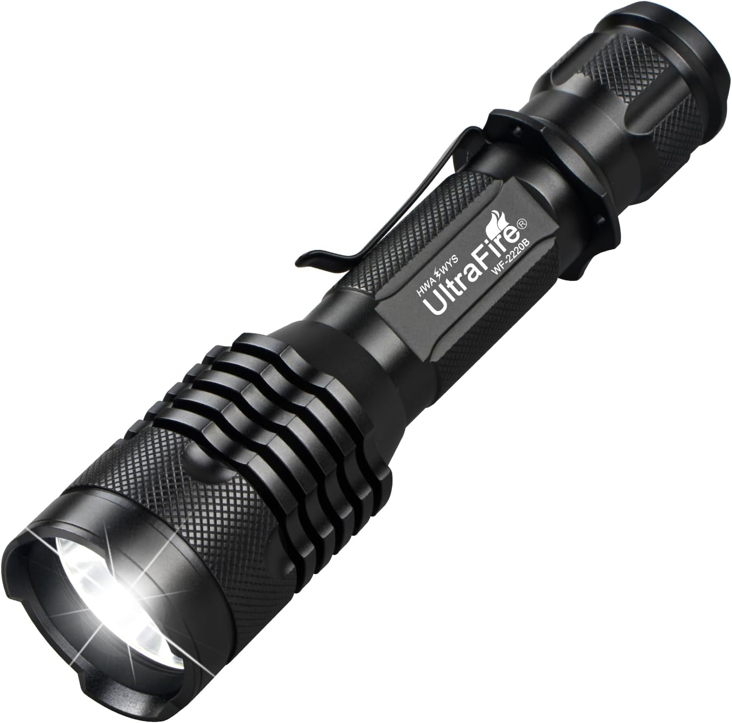 Super Bright LED Flashlight - 1200 High Lumens LED Tactical Flashlight with 3 Modes for Camping, Hiking, Dog Walking UF-2220B