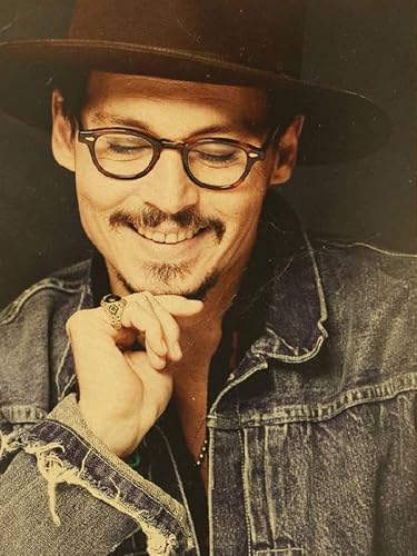 LJGFW Diamond Painting Kits for Adults,Johnny Depp DIY 5D Paint by Numbers Mosaic Rhinestone Home Room Wall Decor30x40cm