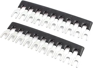 Aexit 2Pcs UEB Terminals 72x20x2.4mm Electric Wiring Test Side Inlay Type Screw Terminals Connecting Terminal