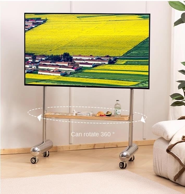 Soporte Móvil para TV con Ruedas y Ajuste de Altura miniatura 3