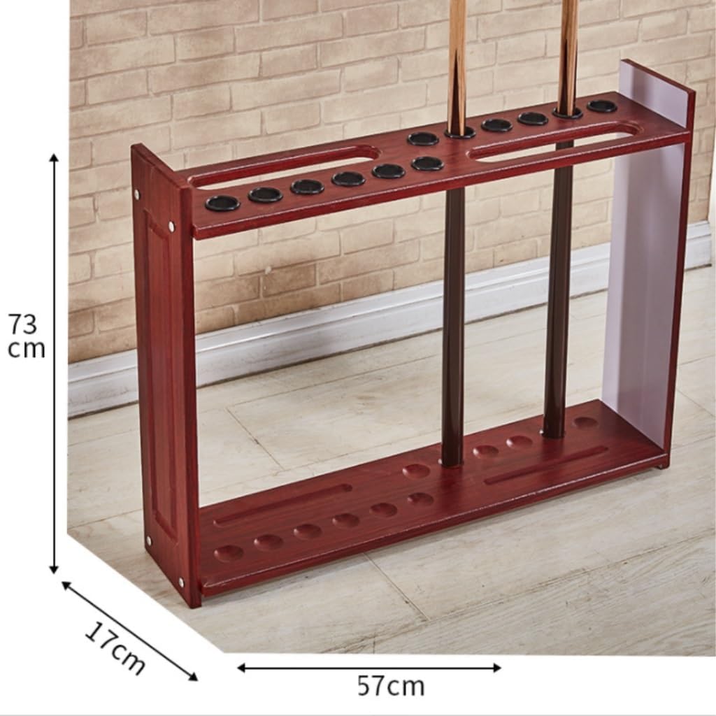 Billiard Accessories， Cue Racks Pool Floor Stand Billiard Stick Stand Holds 12 Cues Rubber Circle Pads Snooker Billiard Sticks Club Pool Table Accessories