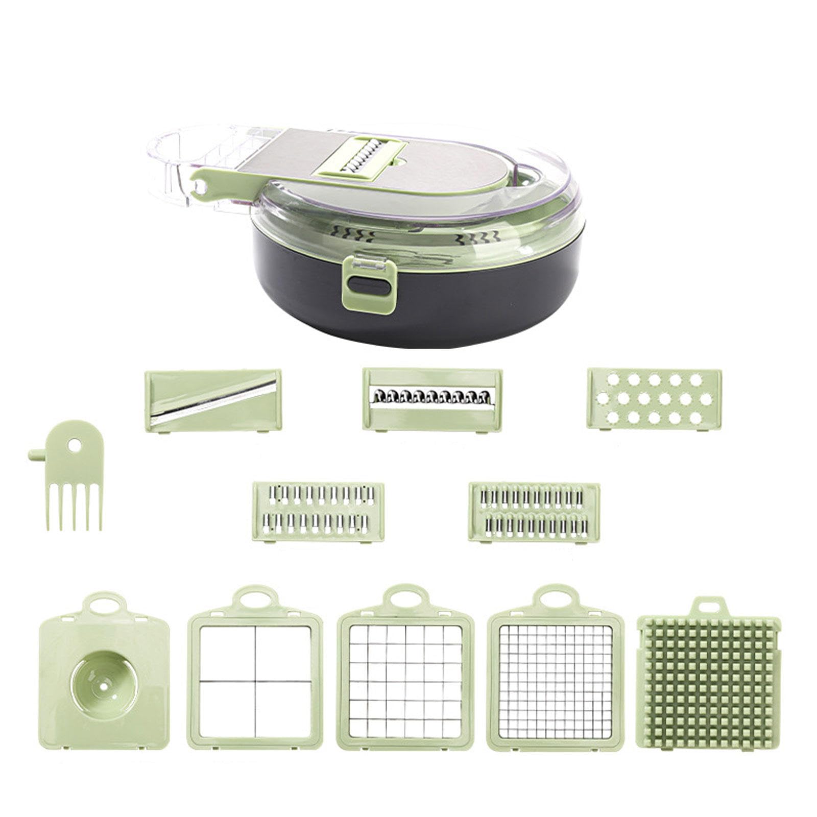 Artefacto Multifuncional for Cortar Verduras Rallador De Patatas for El Hogar Dicer Suministros De Cocina Rallador Cortadora Máquina for Cortar Verduras,Orange-29.5×22.8×9.2cm/11.61×8.97×3.62in/3924(G