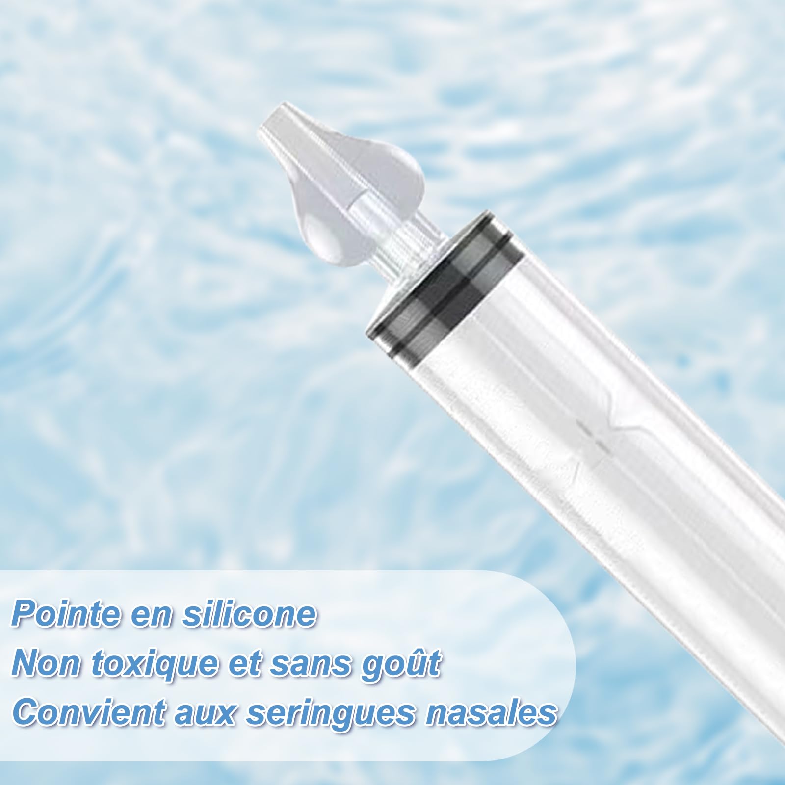 Scettar 20 Beccuccio Morbido Lavaggio Nasale Bambini, Punte per Siringa Nasale, Sterilizzabili - tappini Siringa Per Nasali, Nasali in Silicone per Lavaggi Neonato Olive Nasali per Lavaggio Neonato