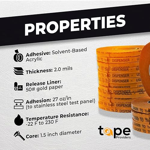 Miniatura 5 de WOD RWATG20 Cinta ATG de uso general, 38 pulgadas x 36 yardas (juego de 16 rollos) Cinta adhesiva de transferencia deslizante, rollos de repuesto