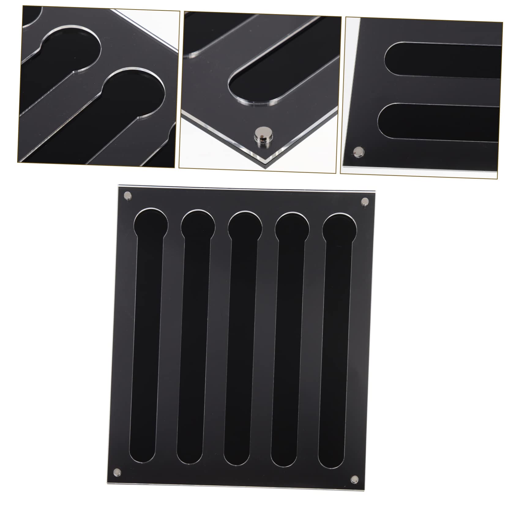Mikinona Soporte para Cápsulas de Café Organizador de Pared Acrílico Elegante para Cocina y Oficina