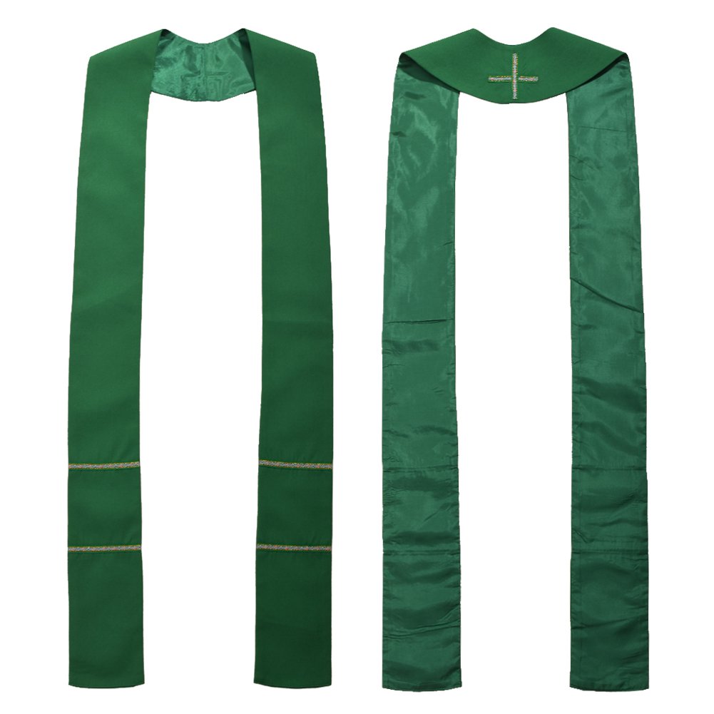 BLESSUME Church Pastor Mass Stole (Green)