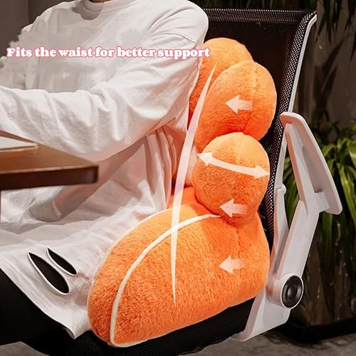 Miniatura 2 de VIVASIGHT Almohada de lectura para descansar en la cama con soporte para el brazo, bonita almohada de piel sintética en forma de flor, almohada de