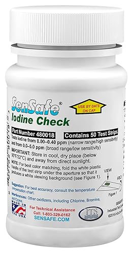 Miniatura 1 de Industrial Test Systems 480018 SenSafe Prueba de yodo