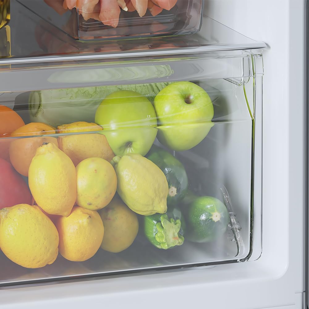 Cecotec Amerikanischer Kühlschrank Side By Side - 562 l - Bolero CoolMarket SBS 562 Inox E. 177x91,2 cm, Inverter Plus Kompressor, geringer Verbrauch, No Frost, Multiairflow, Schnellkühlung, Edelstahl